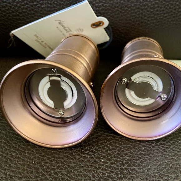 Hearth & Hand Copper-Tone Salt and Pepper Grinders - Picture 3 of 4
